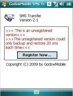 GodswMobile SMS Transfer number