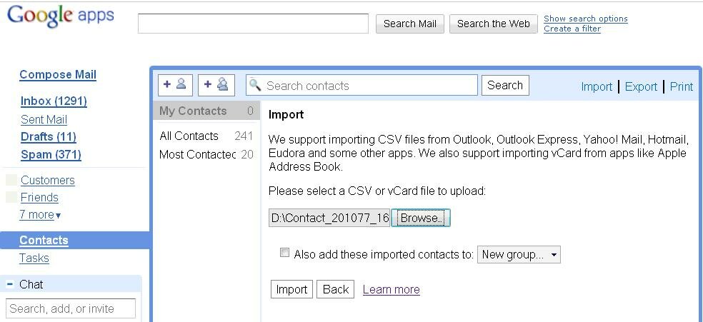 import mobile phone contacts to gmail, sync contact to gmail