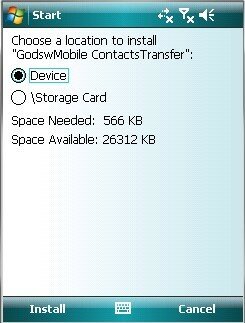 transfer contacts to computer